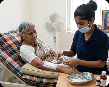 Doctor providing chronic disease management