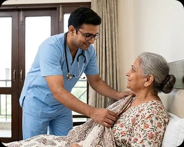 Doctor providing medication guidance