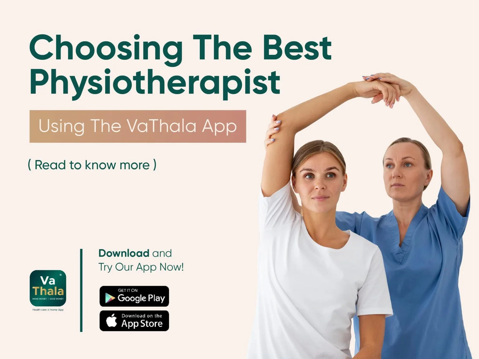 Choosing best physiotherapist vathala app