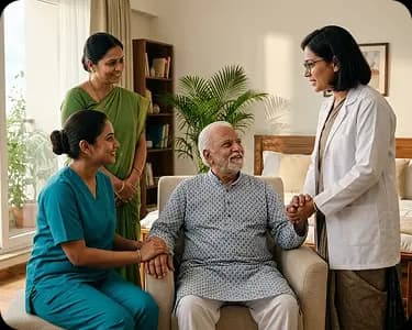 Post hospitalization nursing care