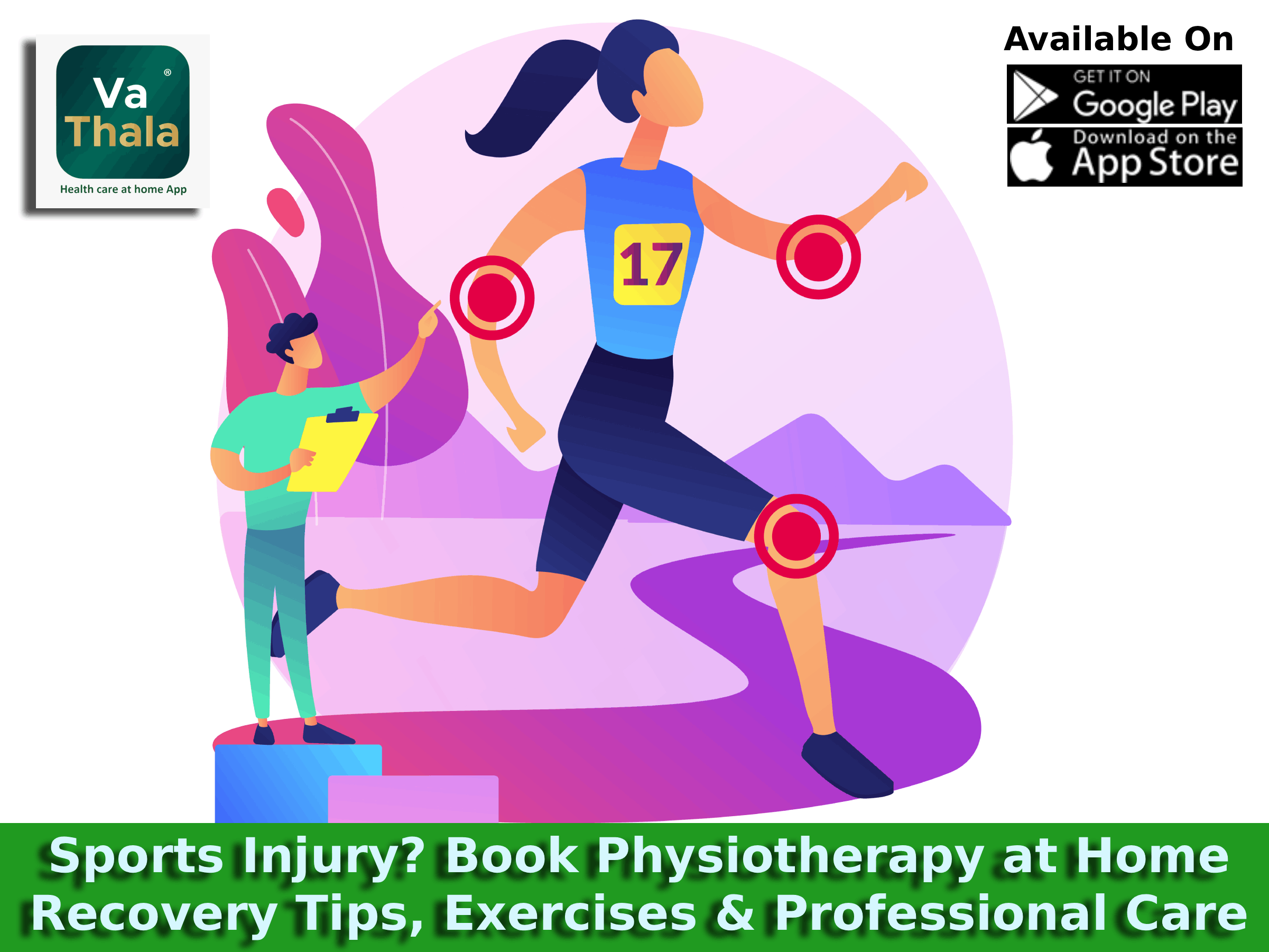 Sports Injury? Book Physiotherapy at Home — Recovery Tips, Exercises & Professional Care
