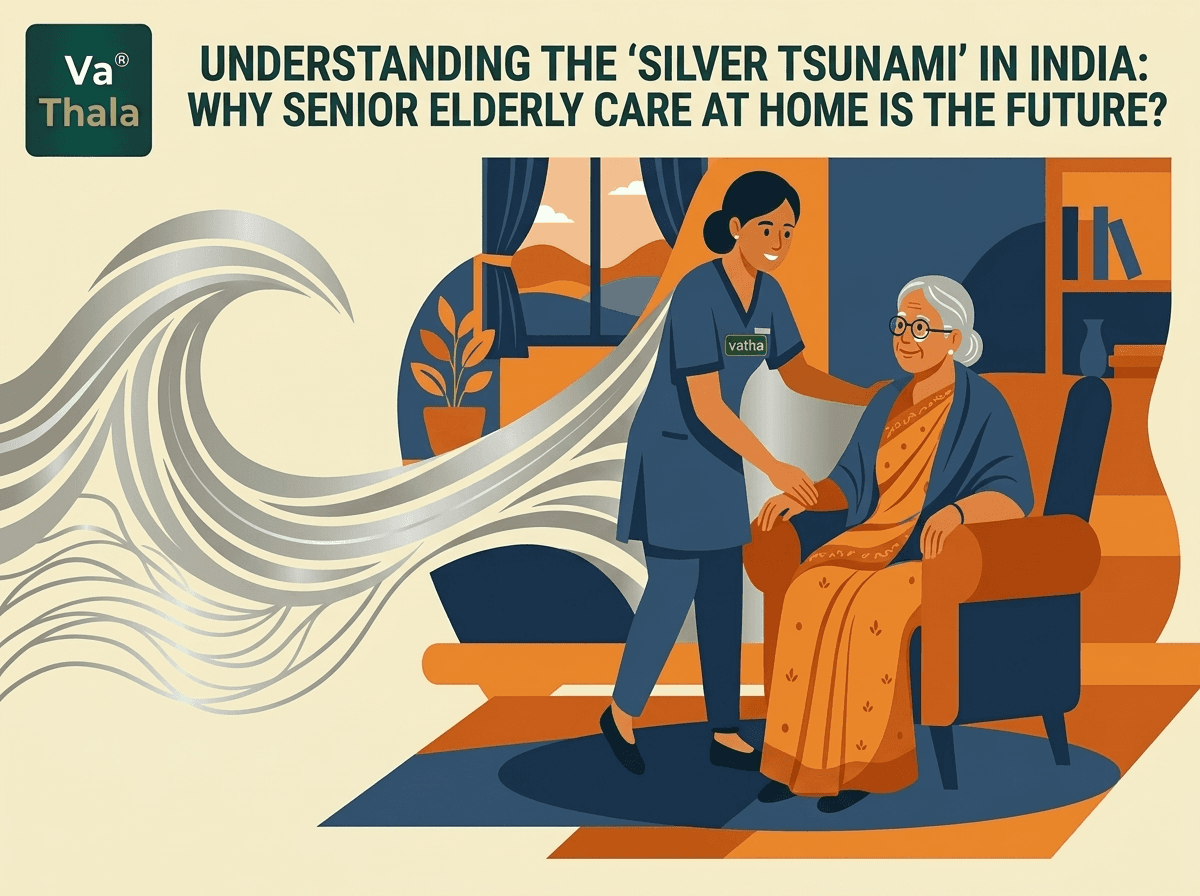 Understanding the “Silver Tsunami” in India: Why Senior Elderly Care at Home Is the Future?