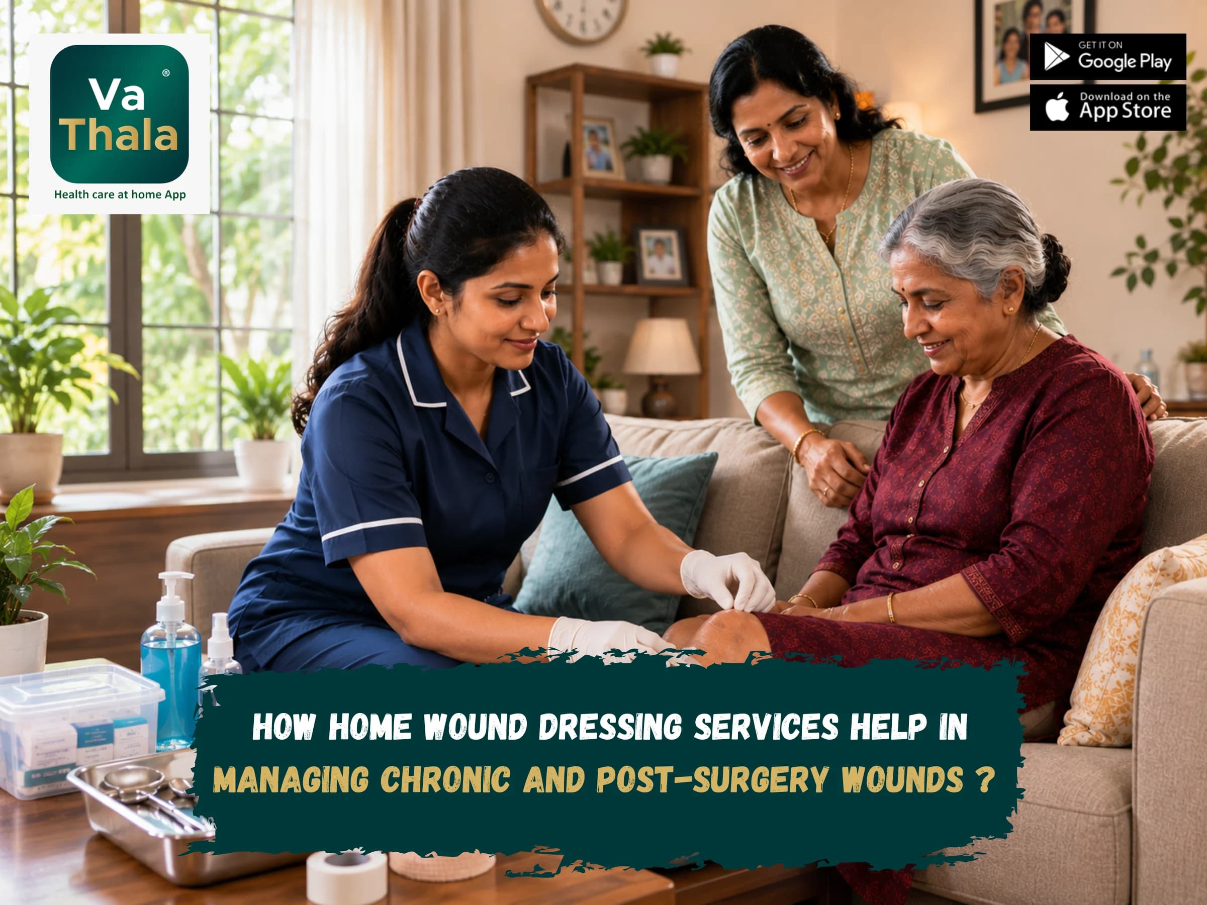 How Home Wound Dressing Services Help in Managing Chronic and Post-Surgery Wounds