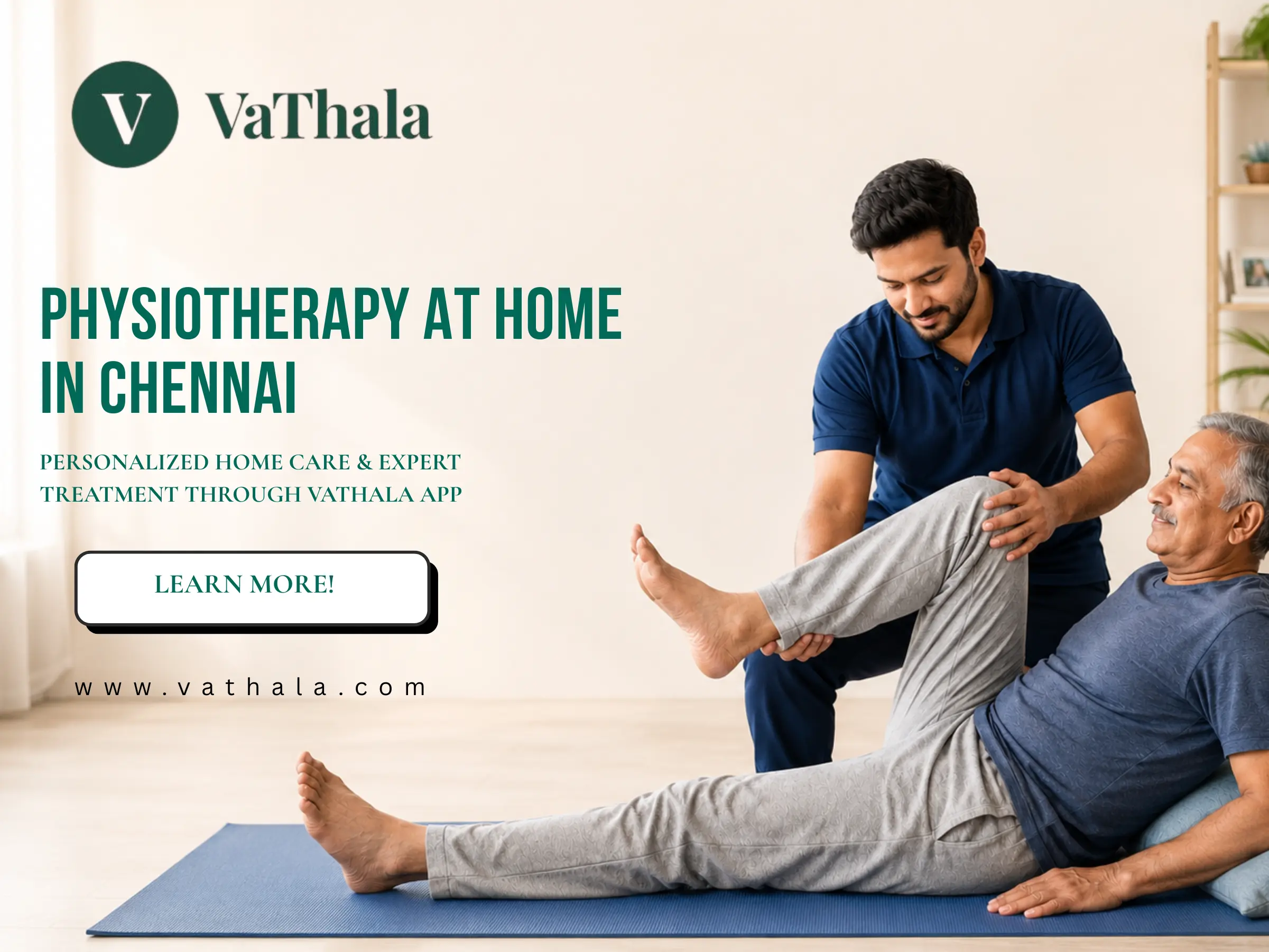 Physiotherapy at Home in Chennai – Expert Care at Your Doorstep